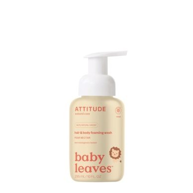 Attitude Baby Leaves 2in1 Hair & Body Foaming Wash Pear Nectar 295ml