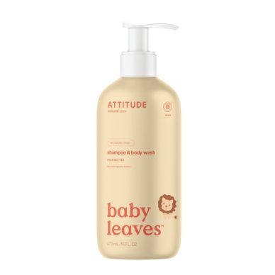 Attitude naturaalse koostisega pirnilõhnaline kaks-ühes šampoon ja kehapesugeel beebidele 473ml