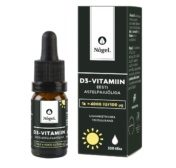 Nôgel D-vitamiin Eesti astelpajuõliga, 4000 IU/100 μg, 10ml