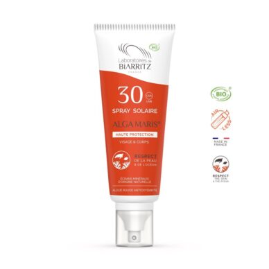 Laboratoires de Biarritz sertifitseeritud orgaaniline päikesekaitsesprei SPF30 100ml