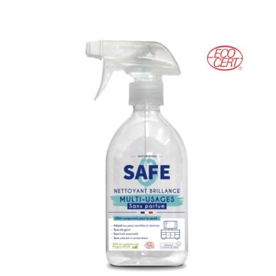 SAFE hüpoallergeenne lõhnatu ja looduslik mänguasjade ja pindade puhastusvahend 500ml