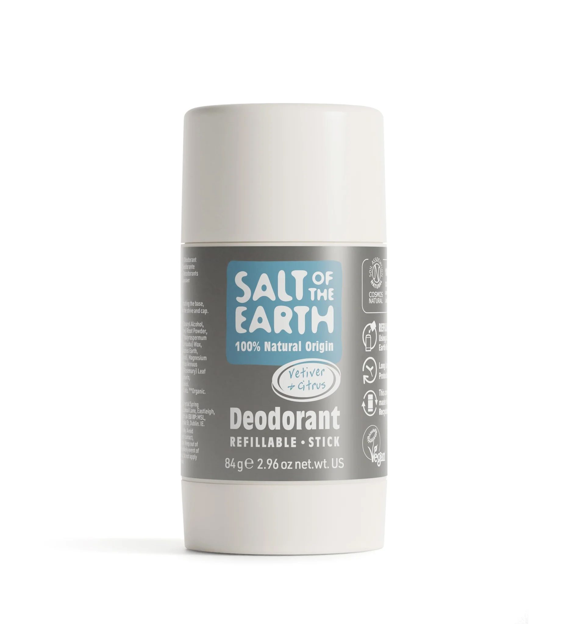 Salt of the Earth tsitruse ja vetiveri lõhnaline pulkdeodorant 84g