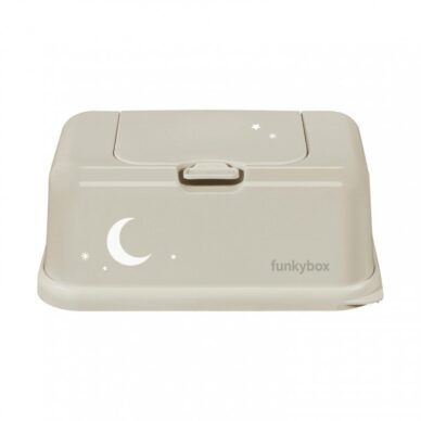 Funkybox 100% taaskasutatud materjalidest niiskete salvrättide karp Sand - Moon