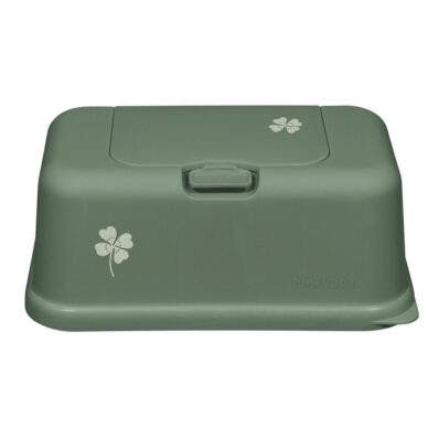 Funkybox 100% taaskasutatud materjalidest niiskete salvrättide karp Olive Green