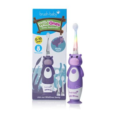 Brush Baby WildOnes Hippo elektriline hambahari 3 kuud-10a