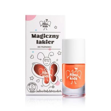 Tibu Kids mahapestav küünelakk lastele 3+ eluaastat Neoonoranž 8ml