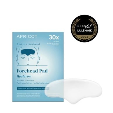 APRICOT silikoonist kortsuplaaster hüaluroonhappega otsmikule "Fantastic Forehead"  30x korduvkasutatav