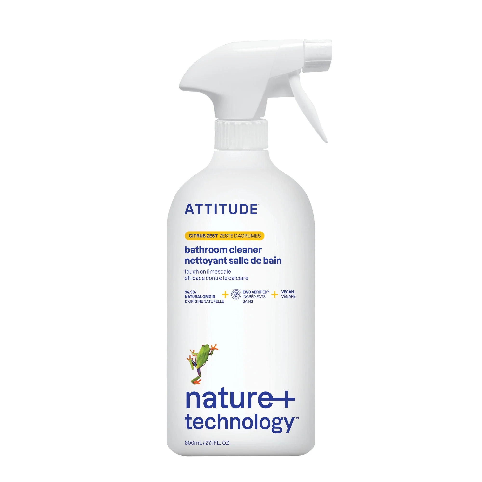 Attitude naturaalne ja tõhus tsitruselõhnaline WC- ja vannitoa puhastusvahend 800ml