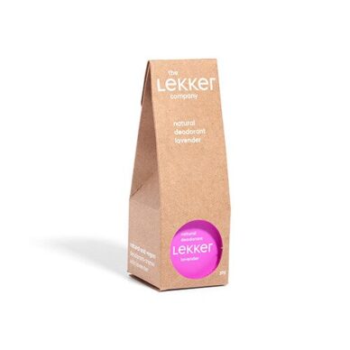 Lekker Feel Floral looduslik ja plastikuvaba deodorant Lavendel 30g