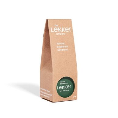 Lekker Be Active looduslik ja plastikuvaba deodorant Woodland 30g