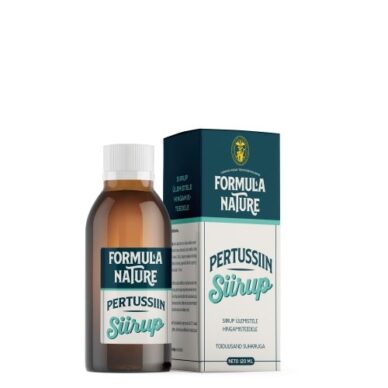 Formula Nature pertussiin siirup ülemistele hingamisteedele 120ml