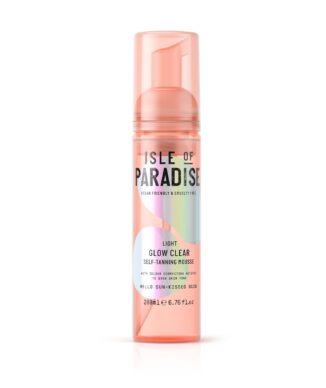 Isle of Paradise Glow värvitu isepruunistusvaht, toon Light 200ml