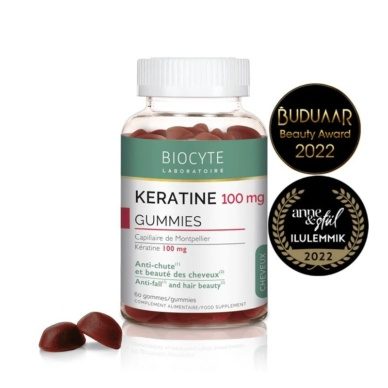 Biocyte keratiini ja taimeekstraktiga juuksekasvu soodustavad kummikommid 60tk