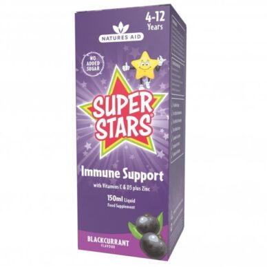 Natures Aid Super Stars laste immuunsusele (4-12 eluaastat)150ml
