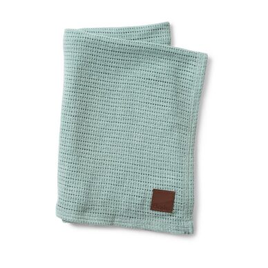 Elodie Details kootud tekk 100x75cm, Aqua Turquoise