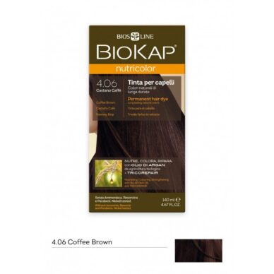 Biokap juuksevärv Nutricolor 4.06 / kohvipruun / püsivärv 140ml