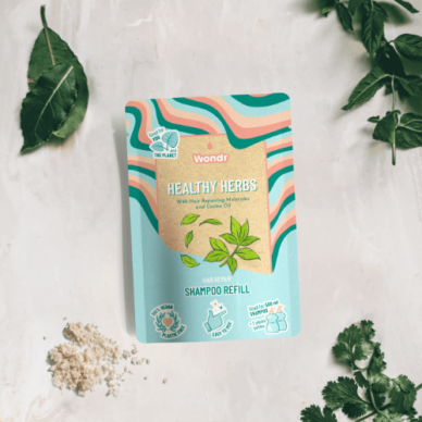 Wondr Healthy Herbs šampooni täitepakend 40g - Image 2