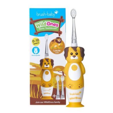 Brush Baby WildOnes Lion elektriline hambahari 3 kuud-10a