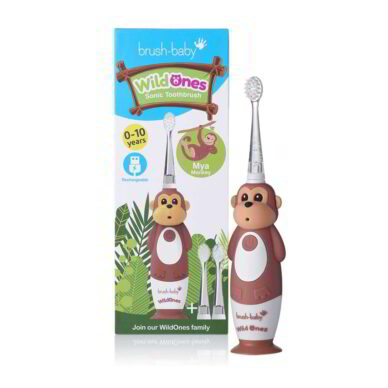 Brush Baby WildOnes Monkey elektriline hambahari 3 kuud-10a