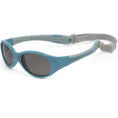 Koolsun Flex beebi päikseprillid vanusele 0-3 - Cendre Blue Grey