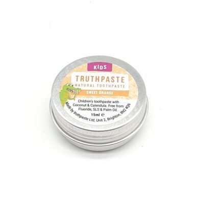 Truthpaste magusa apelsiniga looduslik ja plastikuvaba hambapasta lastele 15ml