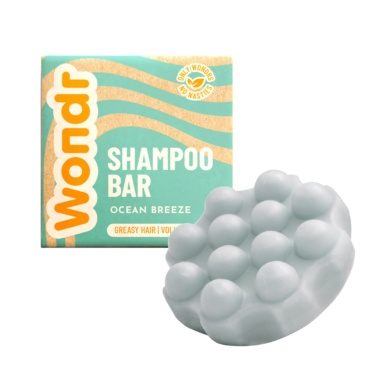 Wondr volüümi andev tahke šampoon rasustele juustele Ocean Breeze 55g