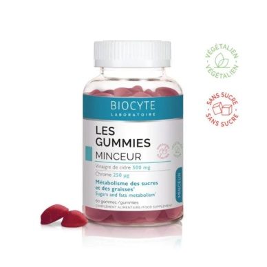 Biocyte LES õunaäädika kummikommid (60tk)