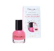 Rosajou vee baasil mahatõmmatav vegan küünelakk “Rubis”(pakis lõbusad sojatindiga tätoveeringud) 5ml