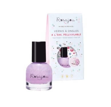 Rosajou vee baasil mahatõmmatav vegan küünelakk “Lavande”(pakis lõbusad sojatindiga tätoveeringud) 5ml