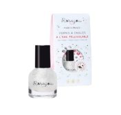 Rosajou vee baasil mahatõmmatav vegan küünelakk “Perle”(pakis lõbusad sojatindiga tätoveeringud) 5ml