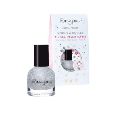 Rosajou vee baasil mahatõmmatav vegan küünelakk “ Star”(pakis lõbusad sojatindiga tätoveeringud) 5ml