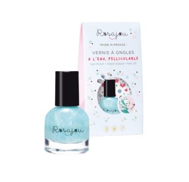 Rosajou vee baasil mahatõmmatav vegan küünelakk “Fée”(pakis lõbusad sojatindiga tätoveeringud) 5ml