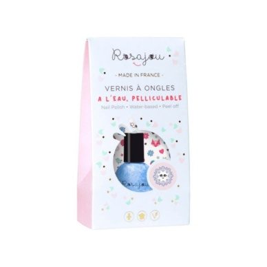 Rosajou vee baasil mahatõmmatav vegan küünelakk “Givré”(pakis lõbusad sojatindiga tätoveeringud) 5ml - Image 3
