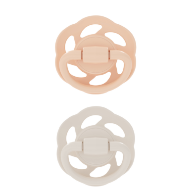nip® Cherry Green säästvatest materjalidest vastsündinu lutid (0 – 2 elukuud) Orange/Ivory 2tk