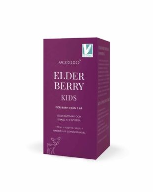 Nordbo Elderberry Kids musta leedri siirup lastele 120ml