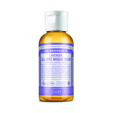 DR. BRONNER`S 18-ühes orgaaniline vedelseep lavendel 60ml
