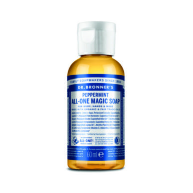 DR. BRONNER`S 18-ühes orgaaniline vedelseep piparmünt 60ml