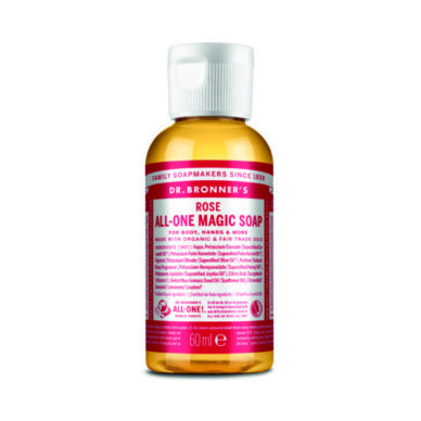 DR. BRONNER`S 18-ühes orgaaniline vedelseep roos 60ml