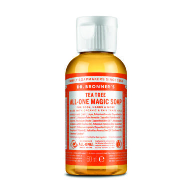 DR. BRONNER`S 18-ühes orgaaniline vedelseep teepuuõli 60ml