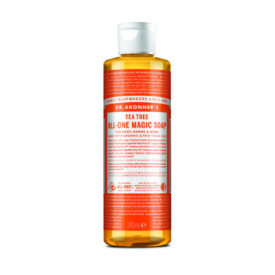 DR. BRONNER`S 18-ühes orgaaniline vedelseep teepuuõli 240ml