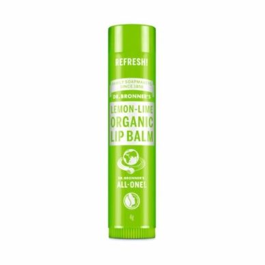 DR. BRONNER`S orgaaniliste õlidega huulepalsam sidrun laim 4g