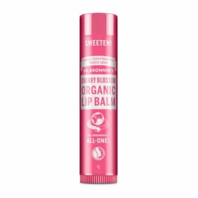 DR. BRONNER`S orgaaniliste õlidega huulepalsam kirsiõie 4g