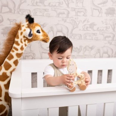 Matchstick Monkey pöögipuidust järele tõmmatav Kaelkirjak - Image 2