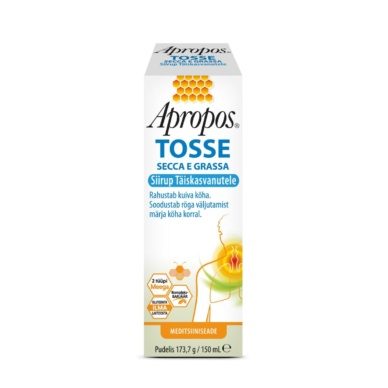 Apropos Tosse köhasiirup täiskasvanutele 150ml