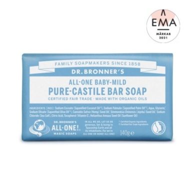 DR. BRONNER`S 18-ühes orgaaniline tükiseep beebidele lõhnatu 140g