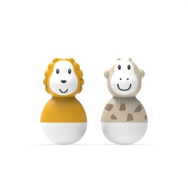 Matchstick Monkey Bathtime Wobblers Lion & Giraffe
