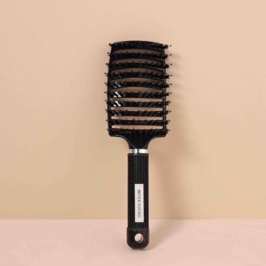 Sister Young Zoco nailonist ja naturaalsete harjastega juuksehari BLACK - Image 2