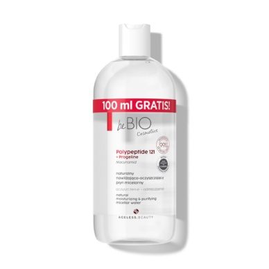 beBIO Ageless Beauty niisutav ja puhastav mitsellaarvesi peptiididega 500ml