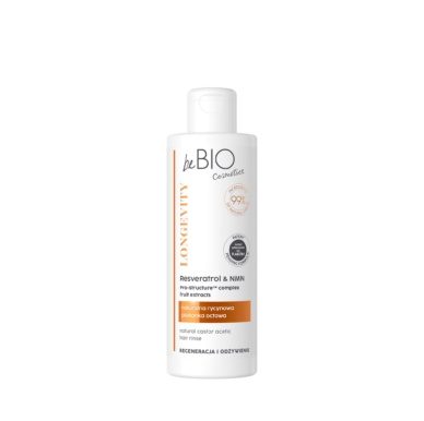 beBIO Longevity uuendav ja toitev kastoorõliga juukseloputusvahend 200ml