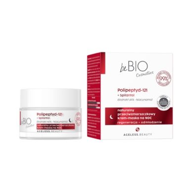 beBIO Ageless Beauty kortsudevastane öökreem-mask 50ml